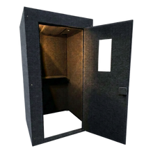 Load image into Gallery viewer, 4x4 silver series sound isolation booth fabric wrapped upgrade
